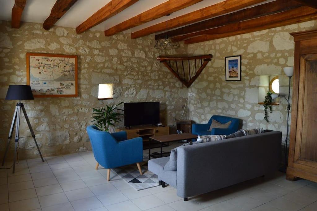 Villa La Grange De L'Olive Chinon Exterior foto